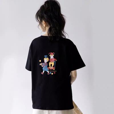 China Anti-pilling T-shirt women's mid length loose FB new style 2022 new short-sleeved tops big European goods version tee clothing summer T Shir for sale