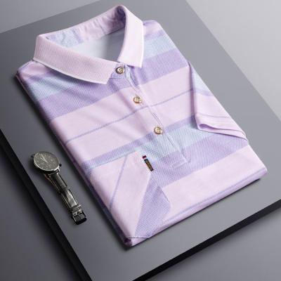 China Anti-wrinkle summer clearance foreign trade hot sale men's polo shirt short t lapel t-shirt for sale