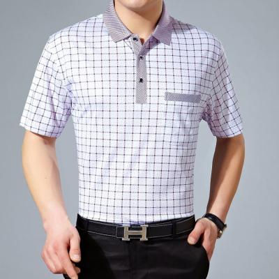 China Anti-wrinkle Foreign Trade Low Price Hot Sale Men's Polo Shirt Men Lapel Short T for sale