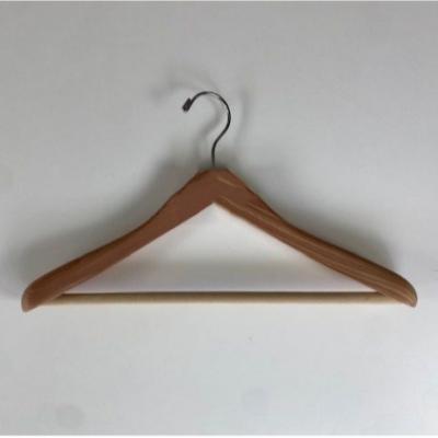 China CLASSIC Professional Hot Sale Cedar Beech Suit Hanger Premium Wood For Men's Suit Shirt Hanger WHB09 for sale