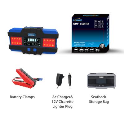 China Hot Sale 5500CC GAS/3500CC GAS/3500CC DIESEL Emergency Tools Car 20000mah Jump Starter Power Bank For Outdoor Travel for sale