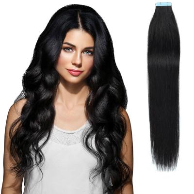 China free shipping silky straight wave best quality hair tape extensions, hair extensions tape in hair cheap for sale