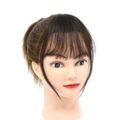 China Indian 100% Hair Extension Wholesale Price Hair Bangs 100% Remy Hair Bangs Fringed With Clip For Women for sale