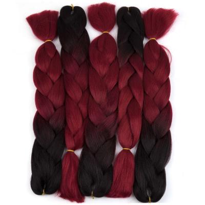 China Free Shipping Yaki Hair Braiding Hair Beads For Braids Accessories, Colorful Jumbo Braid Hair, Synthetic Braiding Hair Volume No Weft for sale