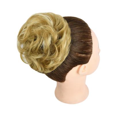 China Free Shipping Synthetic High Temperature Fiber Synthetic Hair Big Donut Hair Buns, Synthetic Hair Extensions, Wedding Hair Bun for sale