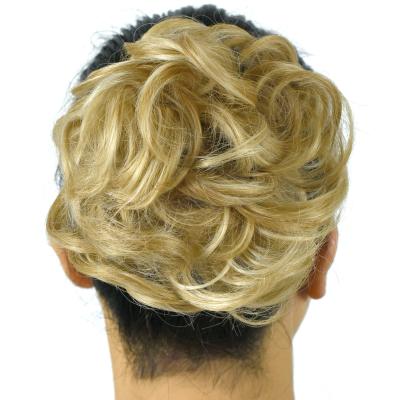 China Free Shipping Soft Curly Messy Synthetic High Temperature Fiber Bun Hair Piece, 35g Elastic Synthetic Hair Buns Bun for sale