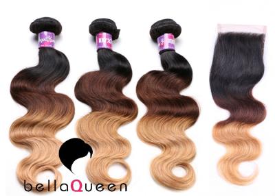 China Brazilian Lace Closure Natural Black Body Wave Human Hair , 8