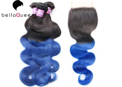 China Pelo determinado de Remy del indio de las extensiones del pelo de BellaQueen 4PCS uno Ombre Remy en venta