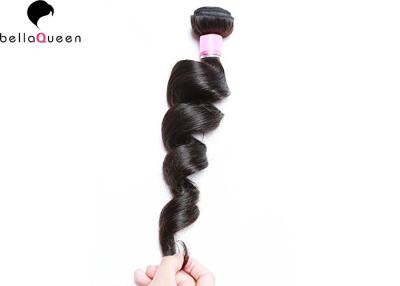 China Ningunas extensiones naturales de vertimiento del pelo negro del grado 7A ningún olor con vida útil larga en venta