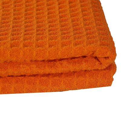 China 2022 Eco-friendly Feature Microfiber Cleaning Cloth Waffle Towel Dishcloths Breathable Micro Fiber Cloths for sale