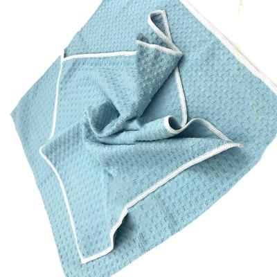 China 2022 GRS Free Samples Breathable Car Wiping Cloth Polyester Polyamide Cloth Fiber Plaid Towel Micro Microfiber Waffle for sale