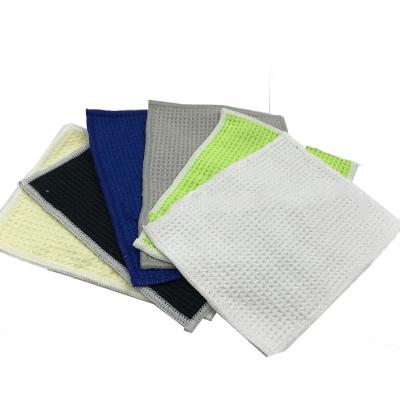 China Free Samples Breathable GRS Recycled Economical And Colorful Waffle Pineapple Lattice Fabric Honeycomb Microfiber for sale