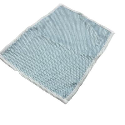 China Stain Resistant MicrofiberTowel Strong Water Absorption Easy To Clean Customized GRS Fish Scale Plaid Fabric for sale