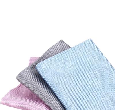 China Hot Selling Breathable GRS Certification Fine Texture Microfiber Glass Cleaning Towel Automobile Cleaning Glass Cloth for sale