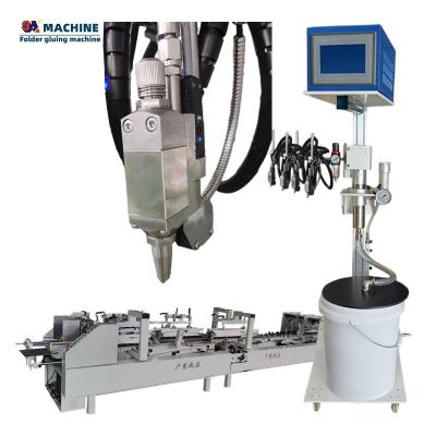 China Geavanceerde 3ACQ4 Automatische Gluermachine met 6 kanalen en 4 koude lijmgeweren Te koop