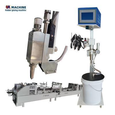 China 3ACQ3 6 Kanäle 3 Pistolen Karton Klebmaschine Mini-Folder Klebmaschine Advanced zu verkaufen