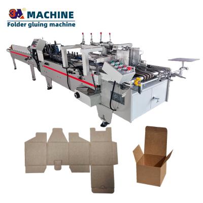 China Automatic Mini Corrugated Box Folder Gluer Paper Forming Machine Folding Gluing Machine for sale