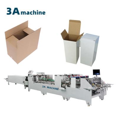 China 1100 JGKW Cardboard Box/Corrugated Box Dual- Lock Bottom Carton Folder Gluer Machine for sale