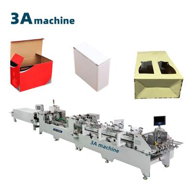 China Cardboard/Corrugated Box Dual- Lock Bottom Glue Spreader High Speed Folder Gluer Machine 1300*JGKW for sale