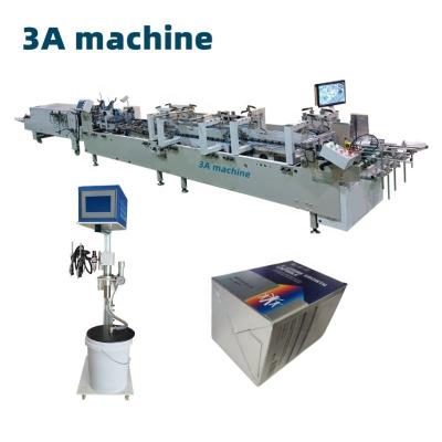 China CQT-1100 Enhanced Type Automatic Bottom Lock Folder Gluer Box Folding Gluing Machine for sale