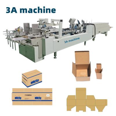 China Máquina de plegado de cajas CQT-800WK-1 R corrugado de cajas de carpeta de pegamento para material de embalaje en venta