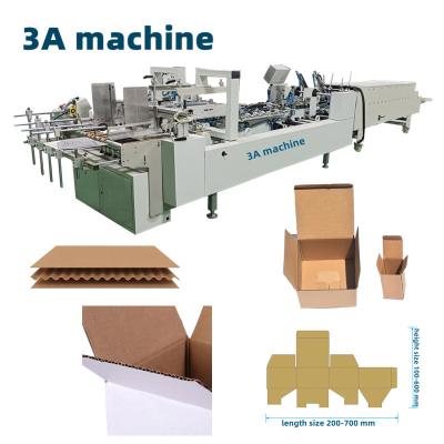 China Gluer de carpeta de tipo universal CQT-800WK-1 para el embalaje de cajas en talleres de reparación de máquinas en venta