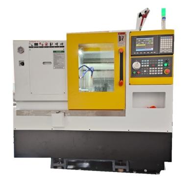 China Factory Metal Lathe 2 Axis CNC Tilted Bed Metal Lathe Servo Motor CK6136 CNC Turning Lathe for sale