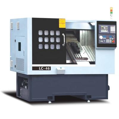 China Machinery repairs workshop 3 axis turning lathe cnc lathe machine high precision oblique metal bed low power cheap and fine cnc for sale