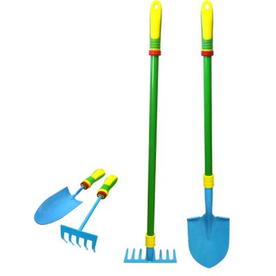 China Garden Tools Wholesale Garden Digging Tools Blue Tpr Handle Carbon Steel Mini Garden Tool Trowel Small Shovel for sale