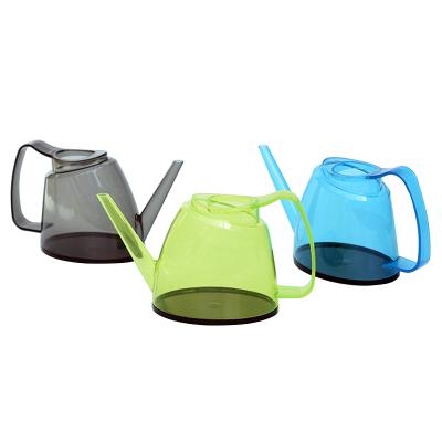 China Morden Best 1l 3l Plastic Water Pot Watering Can Fancy Color Plastic Individual Long Spout For Plants for sale