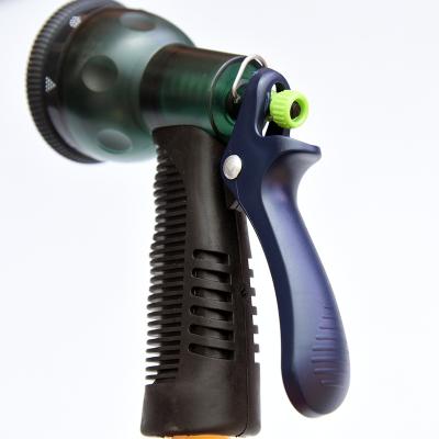 China High Pressure Multi Function Hose Nozzle Hose Nozzle Spray Nozzle Garden Sprinkler 8 Variable Flow Controls for sale