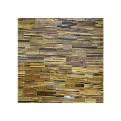 China Modern Good Quality Yellow Tiger Eye Marble Wall Panel Natural Marble Slab and Tiles for sale