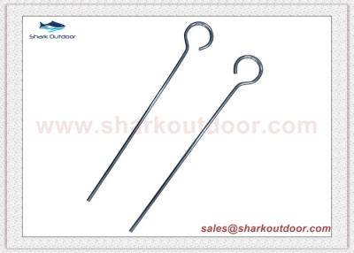 China Iron Zinc plated Tents and shelters gear round wire awning stake for sale