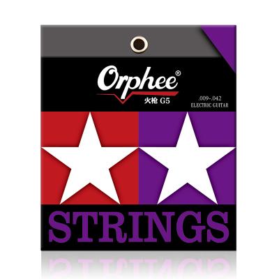 China Orphee Nano-coated electric guitar strings, guitar parts, musical instruments accessories for sale