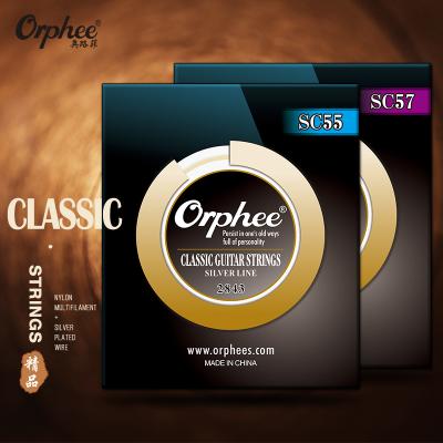 China Silver ware and SC55 Imported GUITAR GUITAR Orphee Nylon Classic Strings for sale