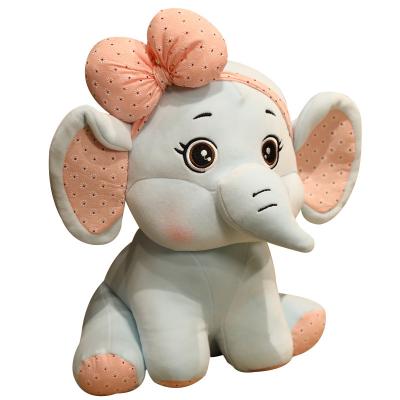 China Cute Fun Can customize vivid animals Cute stuffed elephant Stuffed toy and pillows for sale