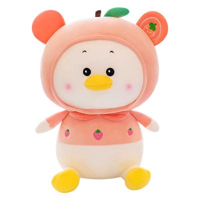 China Cute Fun Plush Toys Stuffed Dolls Rubber Duck Big Yellow Duck Plush Animal Baby Toys for sale