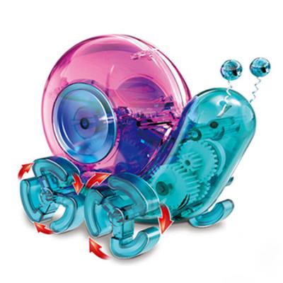 China DIY TOY Self Collected Rod Robot Solar Powered Snail Learning Toy for Kid Child Intelligence Science DIY Kit Solar Snails Educational for sale