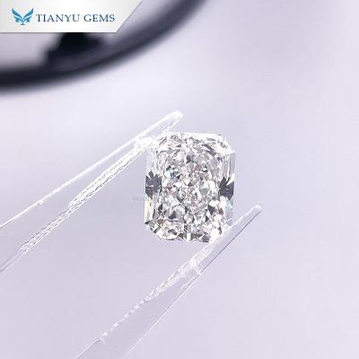 China Color Change Tianyu Gems 3.00carat H SI1Radiant Cut Lab Grown Diamond CVD With IGI Instock For Women Rings for sale