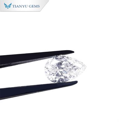 China Color Change Tianyu Gems 1.22carat Pear Cut E VS1 Lab Grown Diamond CVD with igi certificate instock for jewelry rings for sale