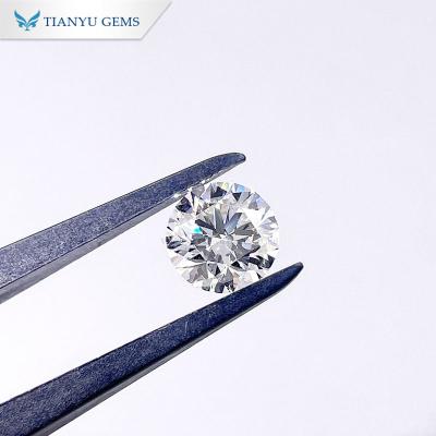 China Color Change Tianyu Brilliant Gems 1.32CT I SI2 Round Cut Lab Grown Diamond CVD Intsock With IGI for sale