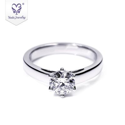 China CLASSIC 1.25 Carat 7mm Lab Diamond Ring CVD/HPHT Diamond Solitaire Ring 14K 18K Gold Tianyu Gems Lab Gold Engagement Ring CVD/HPHT for sale