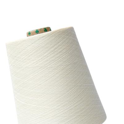 China Anti-bacteria manufacturers direct selling raw white 100% cotton yarn for knitting and weaving for sale