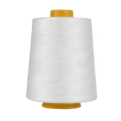 China Anti-Bacteria Wholesale 100% Spun Raw White Polyester Yarn For Weaving for sale