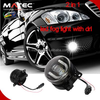 China 9005 new HB3 9006 HB4 H11 H10 auto drl 3.5 inch led fog light with drl led drl fog light for Citroen c4 picasso h4 p43t/p45t fog light led for sale