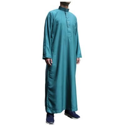 China 2021 Arabia Middle East Qatar Hot Selling Men Daily Prayer Robe Islamic Clothing for sale