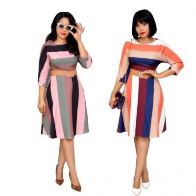 China 2020 Latest Anti-Static Elegant Turkey Ladies Women Office Dresses Formal Wear for sale