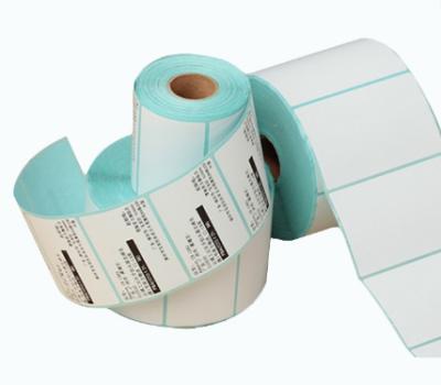 China Anti Counterfeit Super Sticky Thermal Transfer Label Roll , Barcode Label Roll for sale