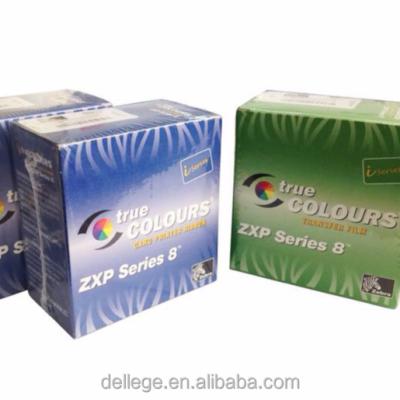 China COMPATIBLE Zebra 800012-445 Ribbon &800012-601 Film Used For Zebra ZXP 8 Series ID Card Printer for sale