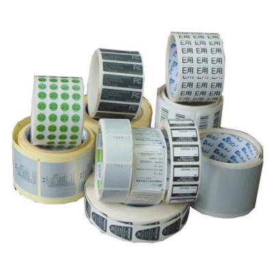 China Have good wear resistance and ductility colors thermal transfer stickers adhesive barcode label for label printer for sale